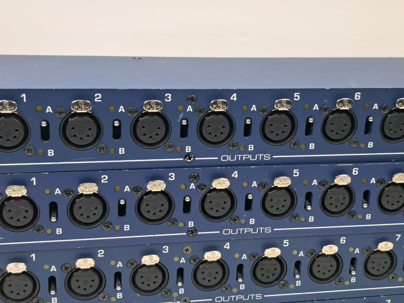 TMB ProPlex PPDDS285 DMX512 Opto-Splitter 2x8 2x 5-Pin XLR In 8x Out Rackmount