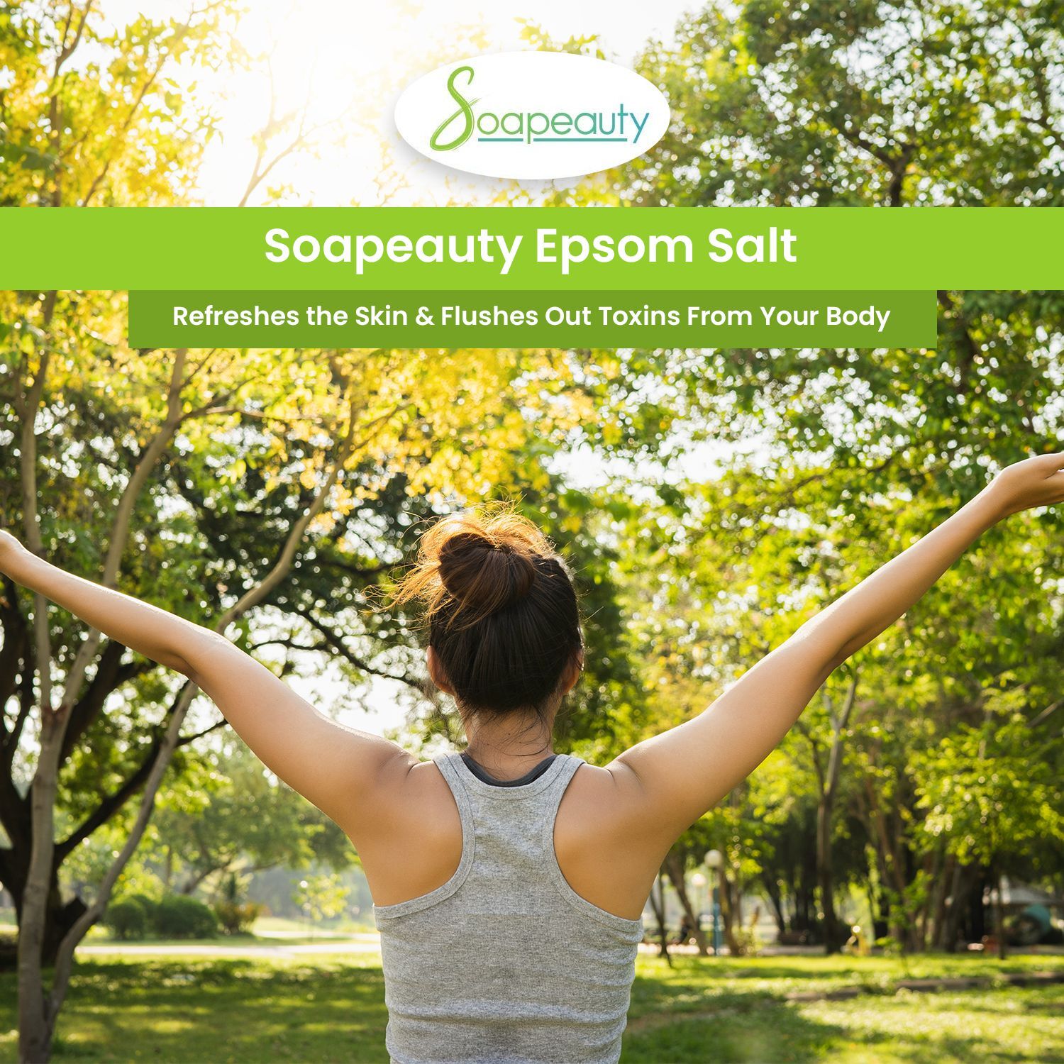 Soapeauty Epsom Salt (Magnesium Sulfate) 100% pure natural USP grade