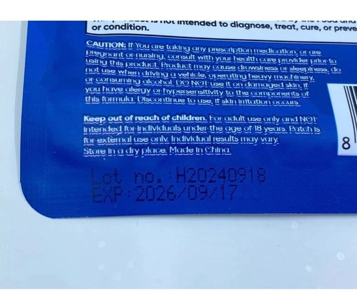Wellamoon Sleep Support Single Pack Of 28 Patches Melatonin EXP:9/17/26
