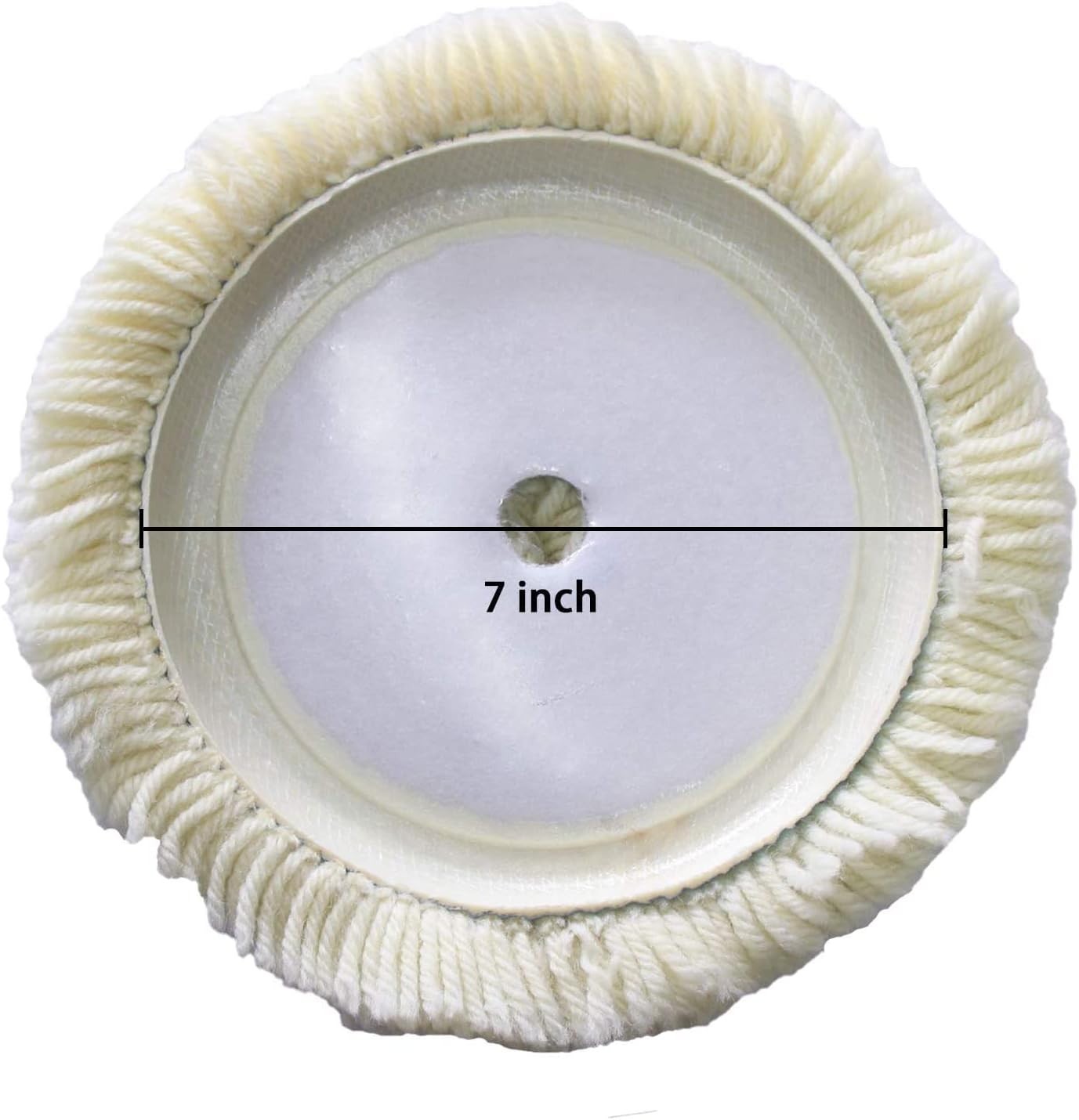 7" Wool Buffing Pad Kit 3PCS - Auto Car Boat Polish