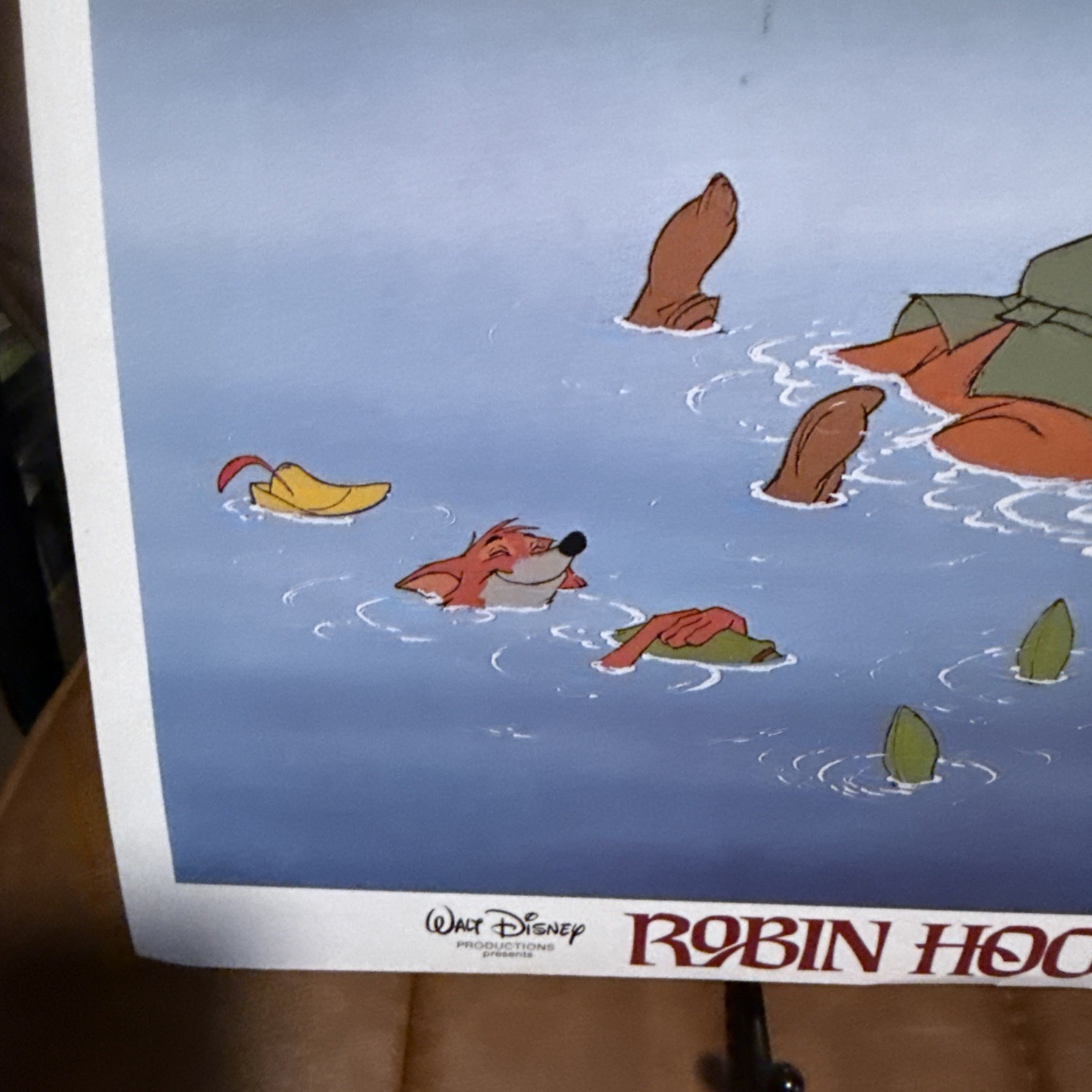 ROBIN HOOD Original US Lobby Cardd Walt Disney- 11x14- Set Of Two Cards