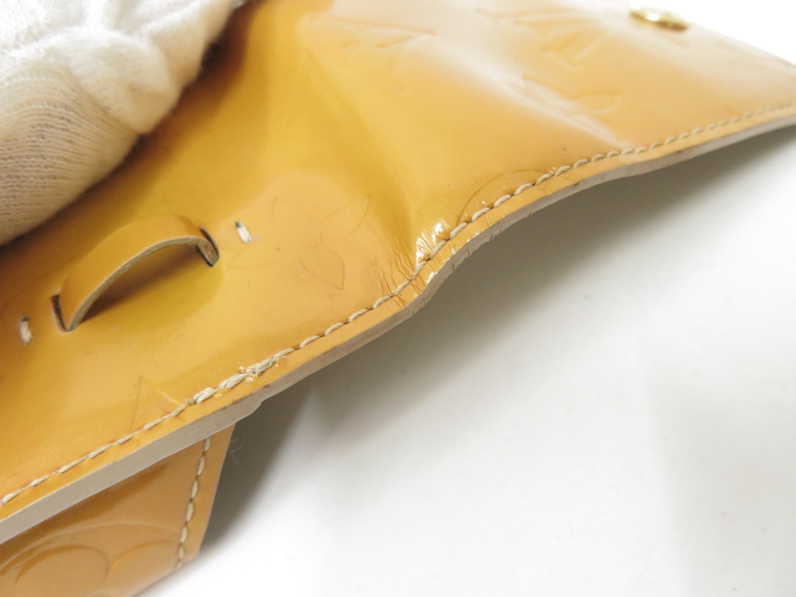 LOUIS VUITTON Cigarette Case Monogram Vernis shoulder bag F#50588