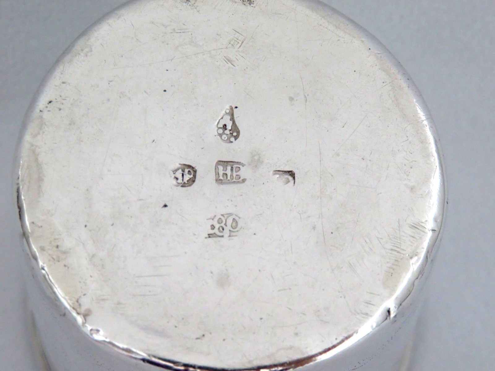 Antique Sterling Silver Beaker / Kiddush Cup 48g ~ Extremely OLD RARE MARKS