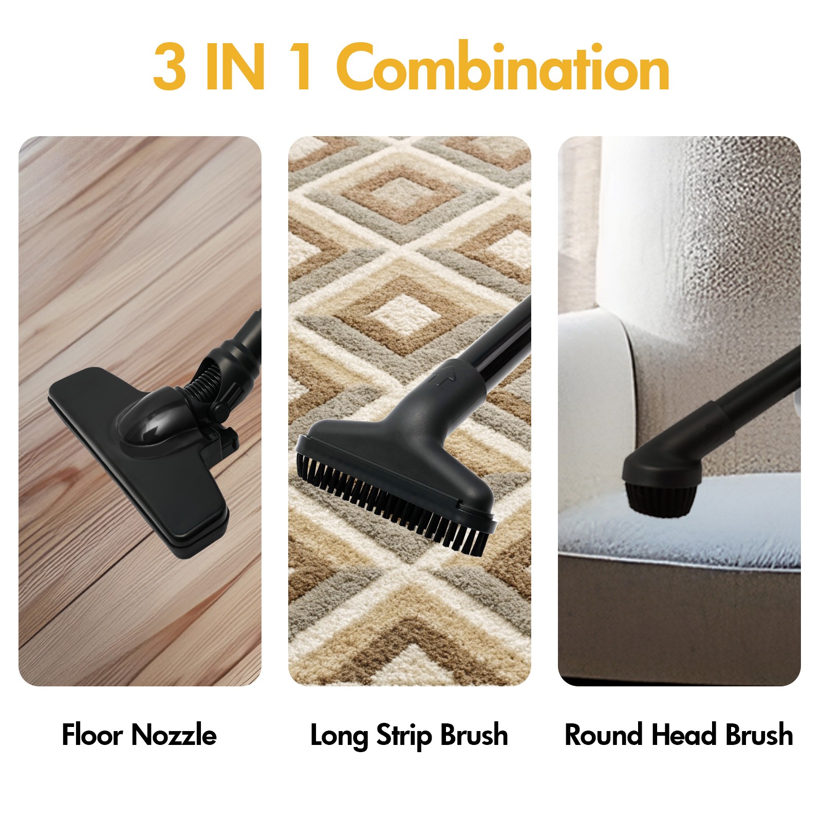 Cordless Vacuum Cleaner with 20V Battery 5 in 1 Handheld Electric Vacuum Cleaner