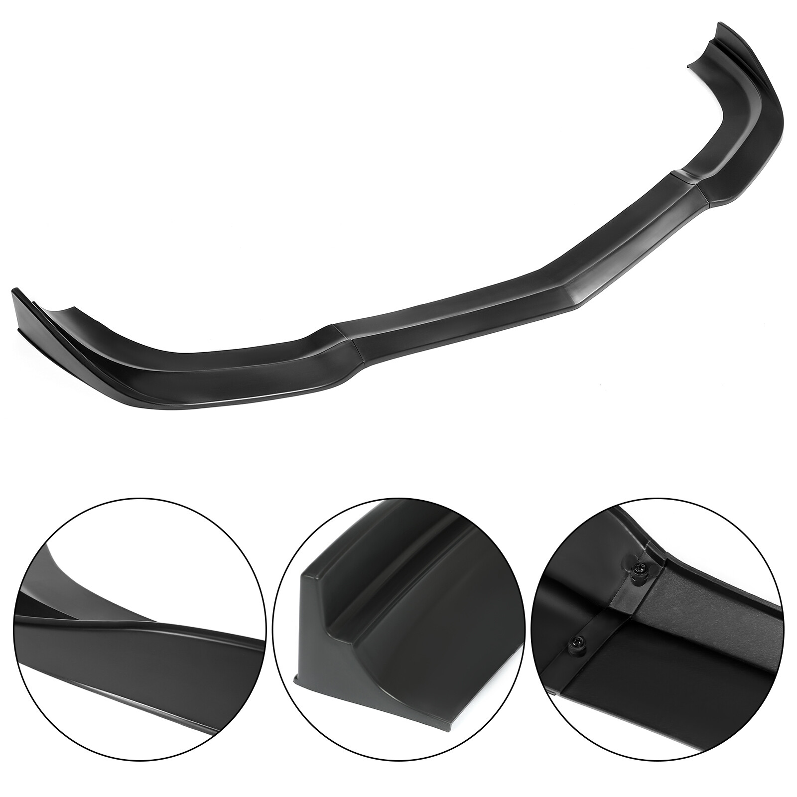 Fits 2011-2014 Dodge Charger SRT8 Matte Black Front Bumper Lip Spoiler Splitter