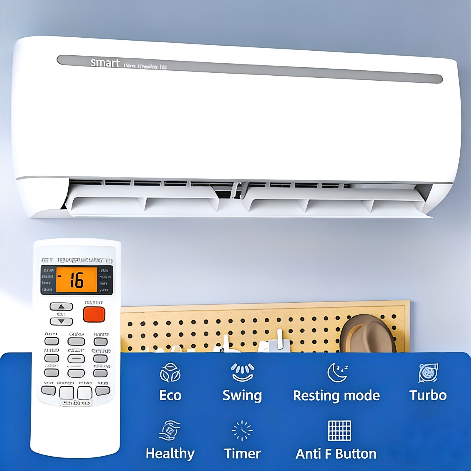 20 SEER2 12000 BTU Mini Split Air Conditioner & Heat Pump Ductless Design