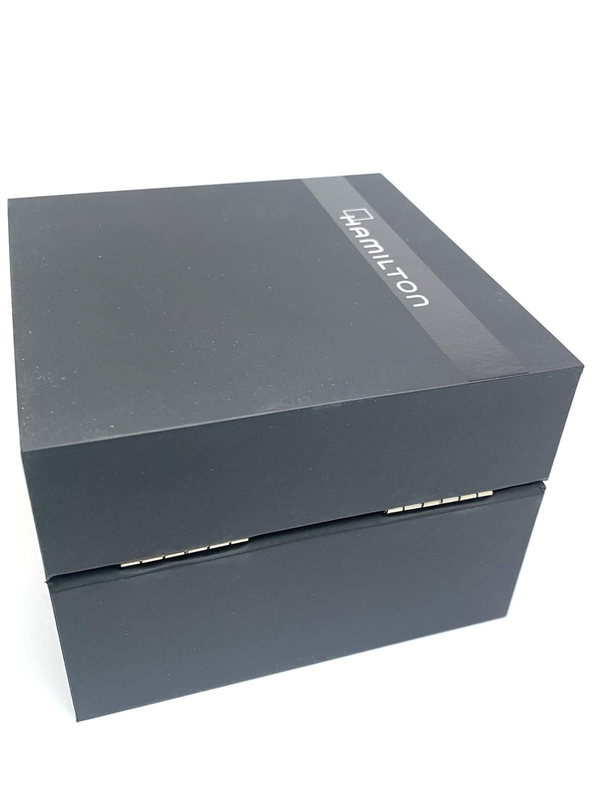 Hamilton Watch Box Presentation Black Cardboard Display Empty
