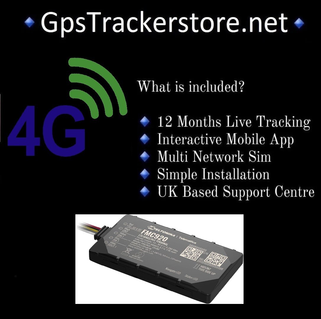 4G GPS Car Tracker - Car, Van, Motorbike & Caravan GPS Vehicle Tracker!
