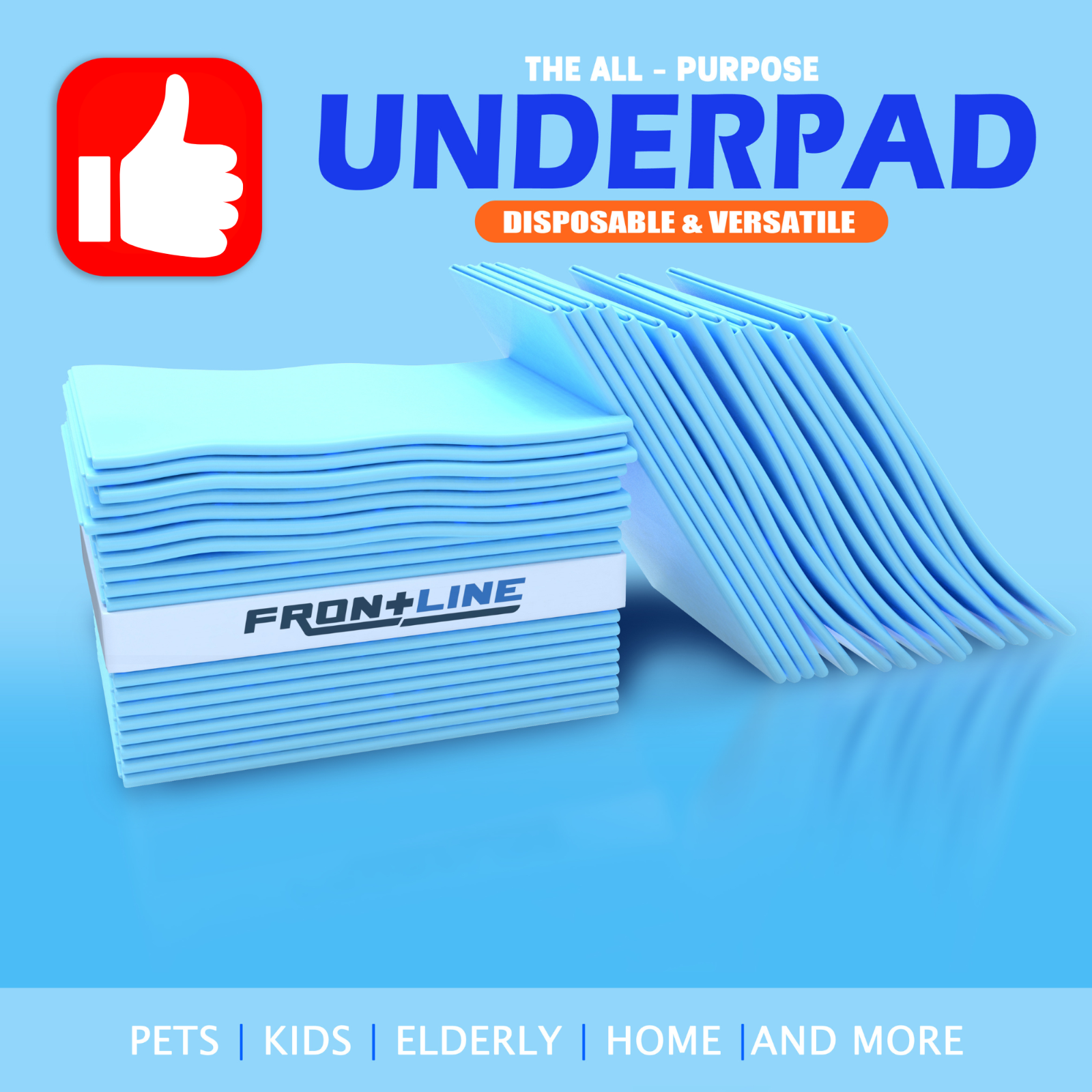 Disposable Underpads 23'' X 36'' Pee Pad ULTRA Absorbent Bed Incontinence Covers