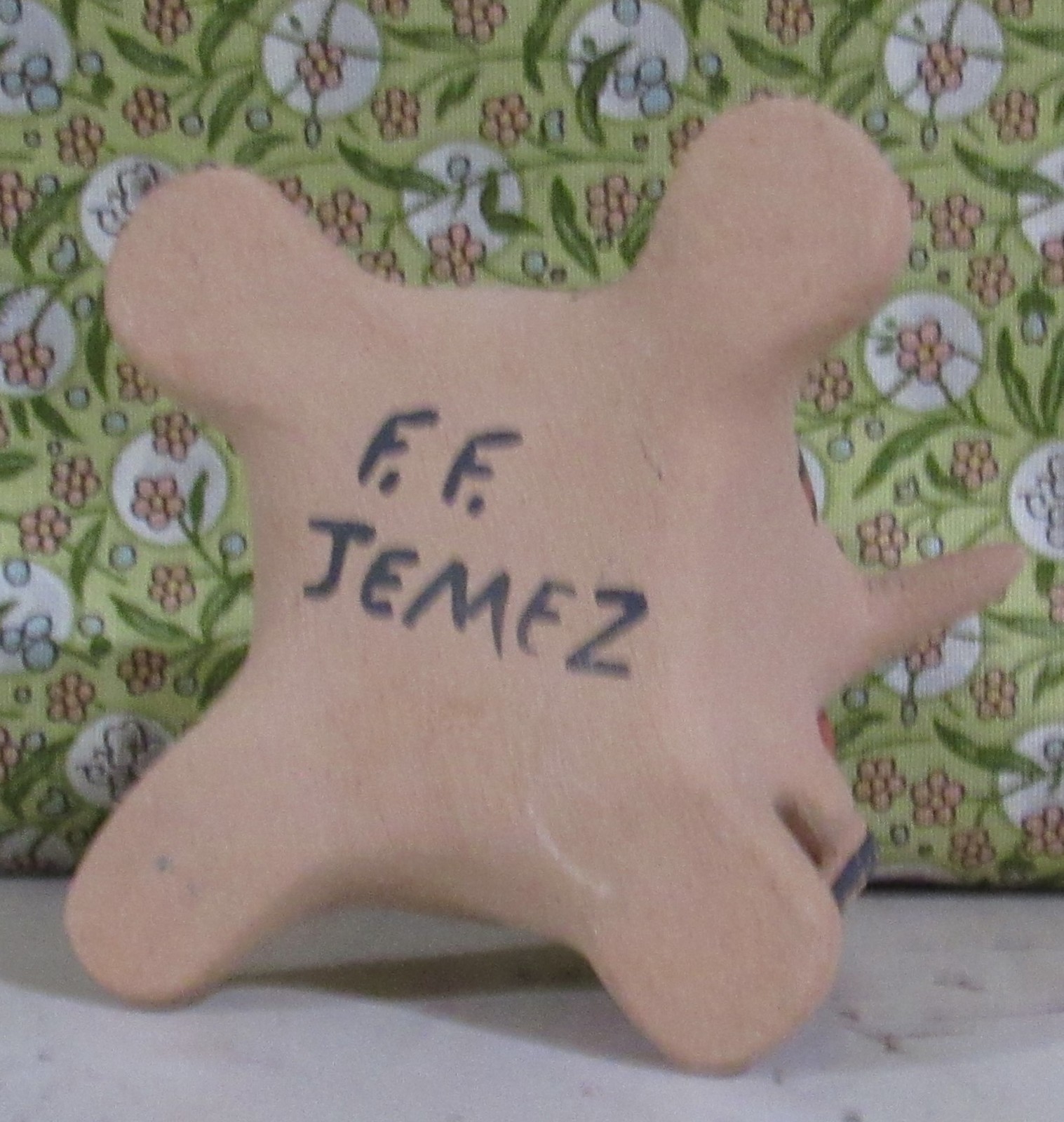 VTG Native American Jemez Pueblo TURTLE Storyteller by Felicia Fragua (F.F.)