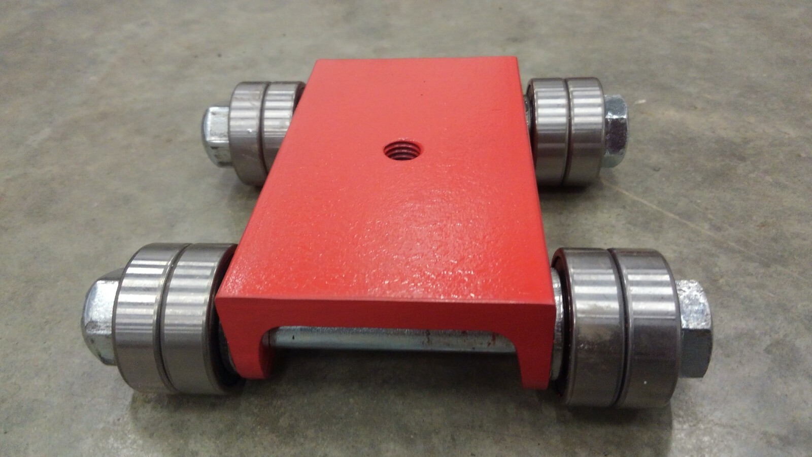 MADE IN USA Machine Skates Set (4) 18,000lbs Bridgeport machine mover 1.7" tall