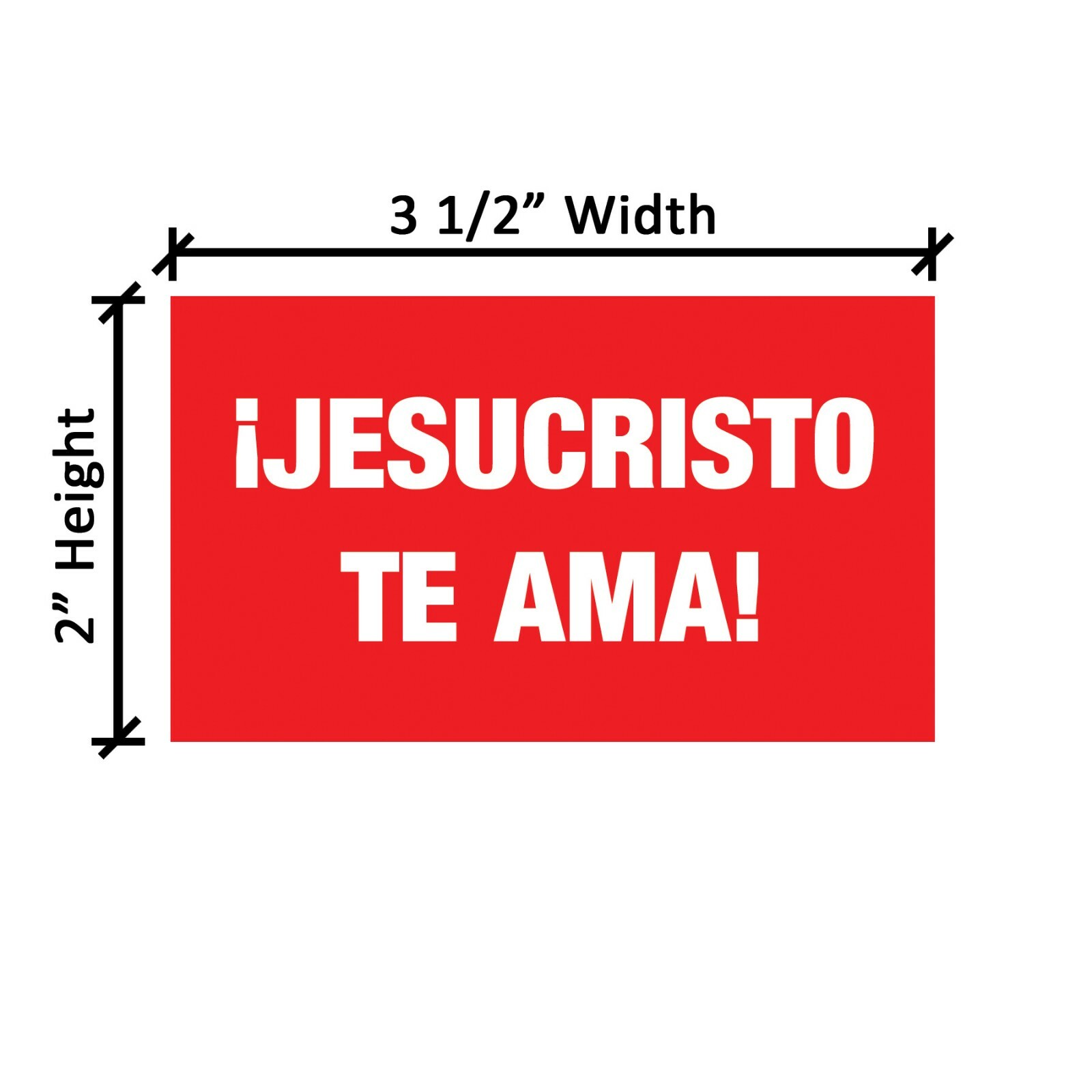 Jesus Loves You Spanish | Gospel Tracts | Business Card Size | Pack of 50