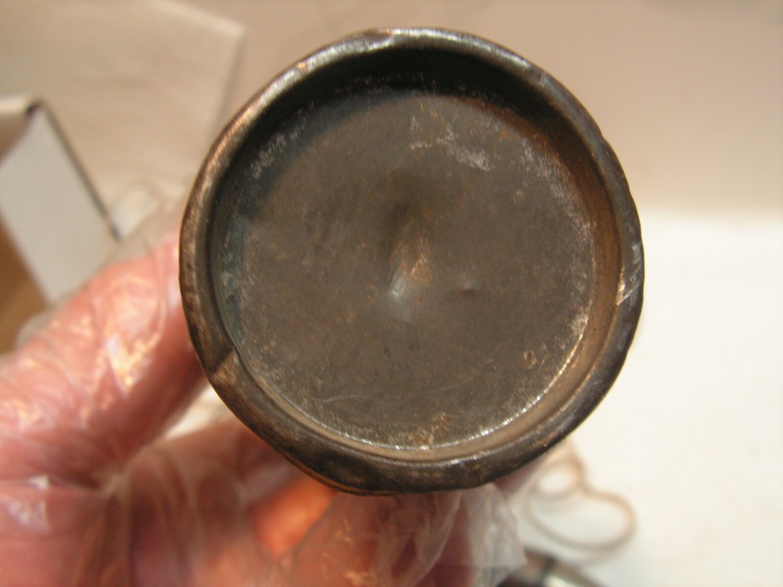 EMPTY NO MERCURY Vintage L.S. Starrett No. 87 Plumb Bob With Cord 27'