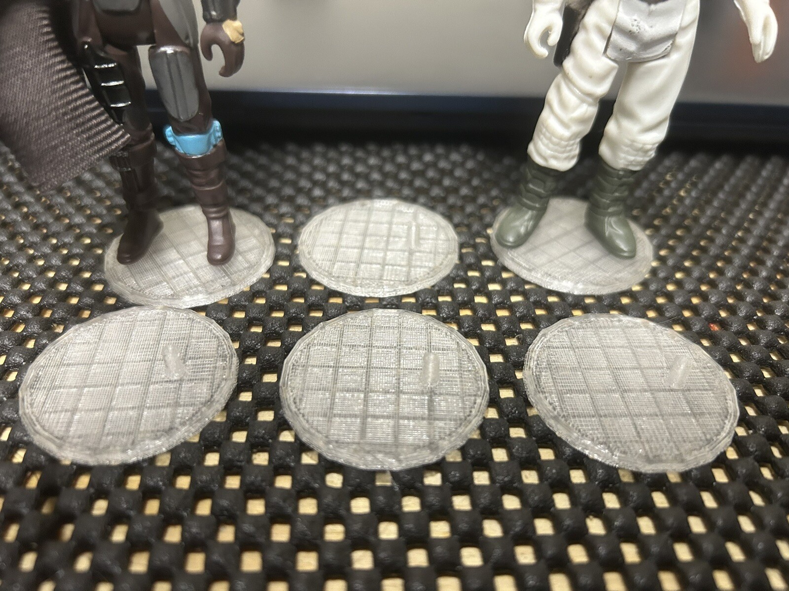 Original And Retro Star Wars THIN Action figure stands. QTY 70