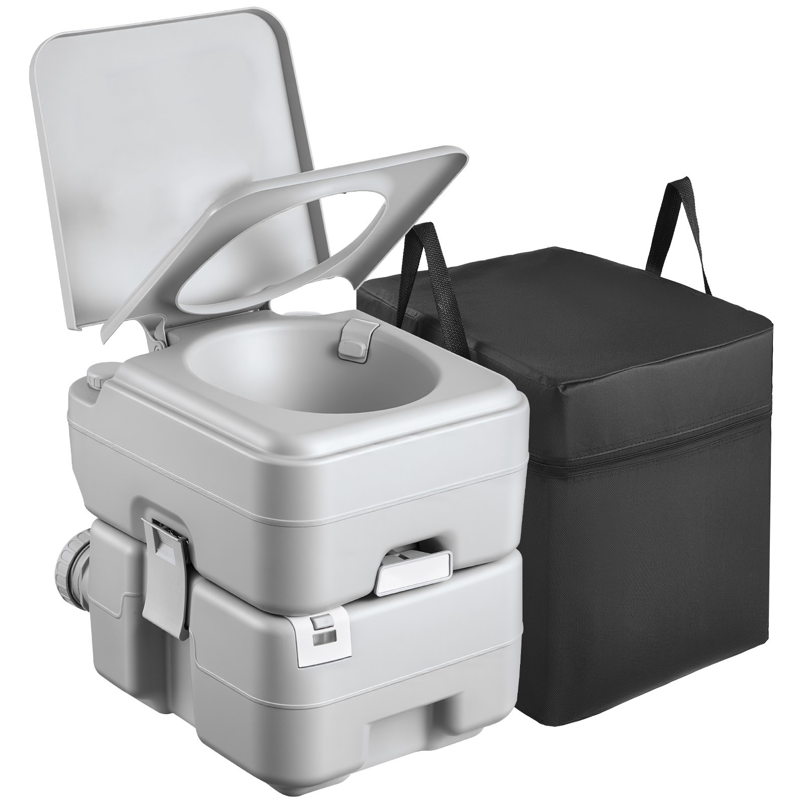 Uimoso Portable Outdoor Toilet with 5.3 Gallon Flush for Camping and Hiking