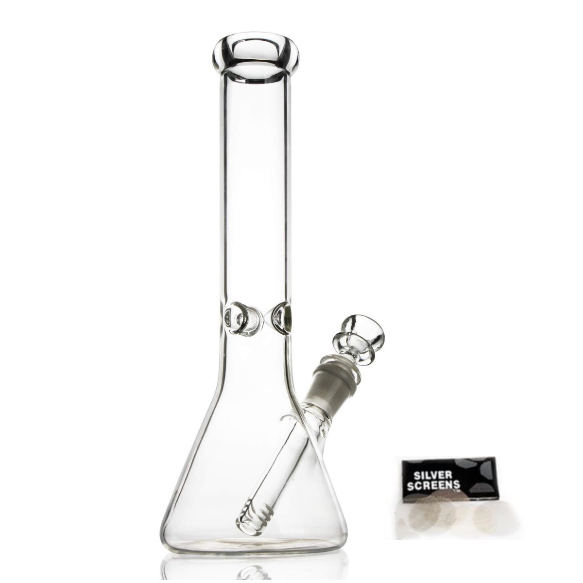 10 inch Heavy Glass Bong Water Pipe Smoking Bong Beaker + 14mm Bowl hookah USA