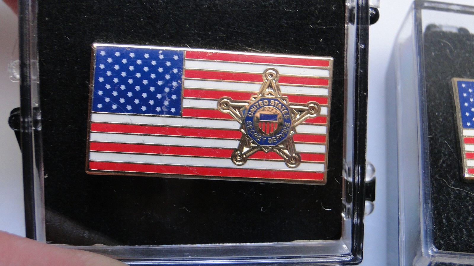 11 Vintage Lapel Pins FBI Pentagon US Secret Service Marshal DOJ