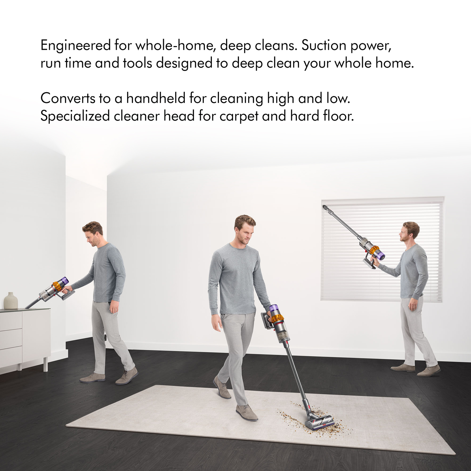 Dyson V15 Detect Total Clean Extra | Yellow/Nickel | Refurbished