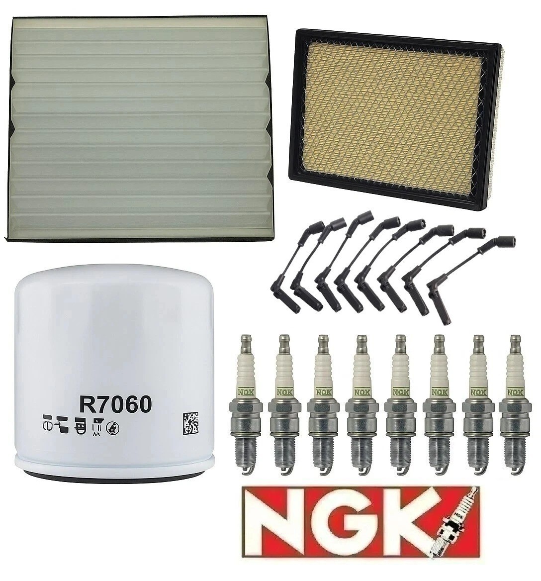 NGK Tune Up Kit 07-08 for Chevrolet Silverado GMC Sierra 4.8L 5.3L