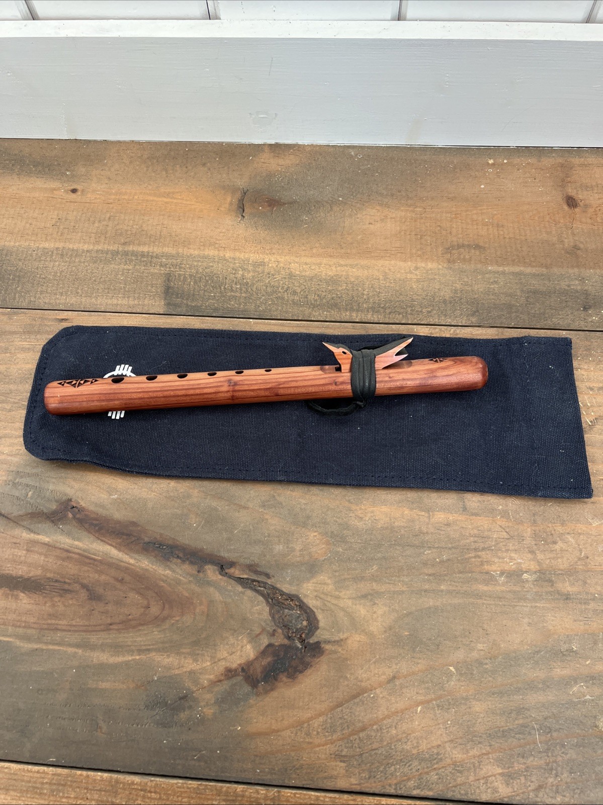 High Spirits Native American Indian Cedar Wood Pocket Flute In G