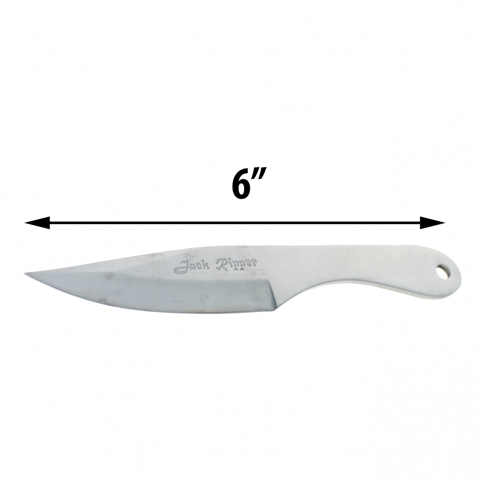 6 PC Professional Jack Ripper Throwing Knife Set 440 Stainless Steel with Sheath