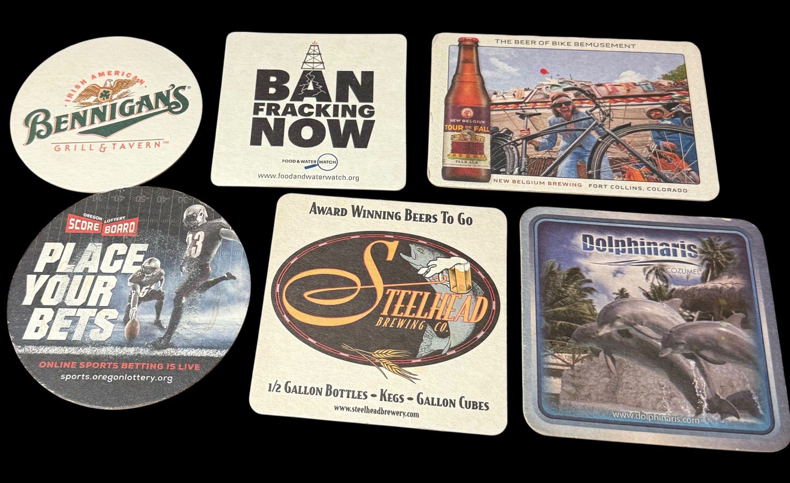 Vtg Collectable Brewery/Wine Bar Coasters Breweriana PNW-Autos etc.