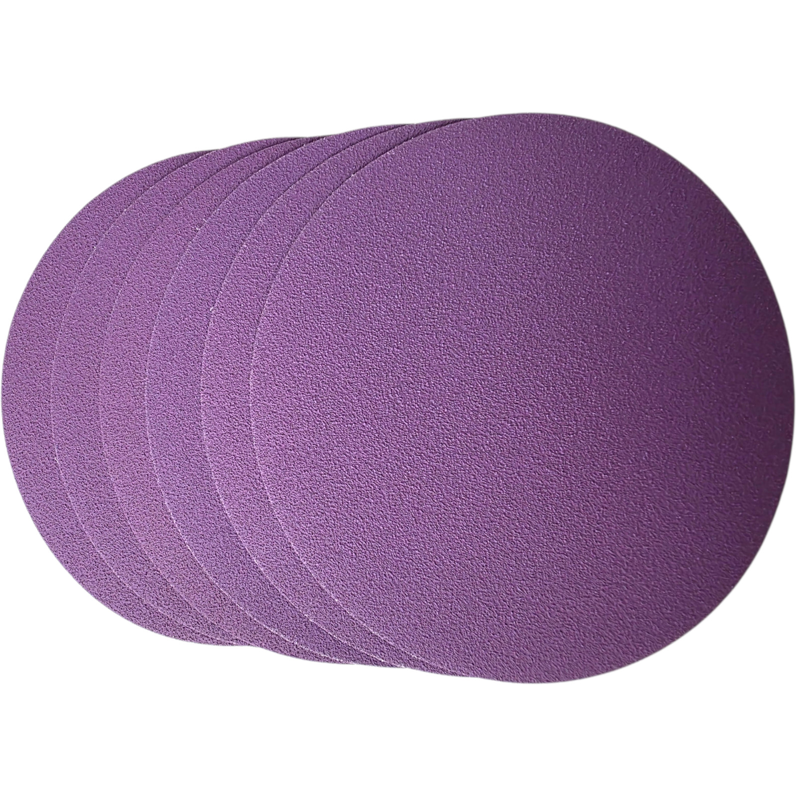 6 Inch Ceramic Hook & Loop Sandpaper Discs, No Holes, 50pcs Box, P40 to P800