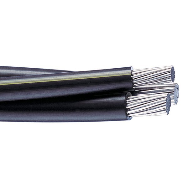 150' Stephens 2-2-4 Triplex Aluminum URD Direct Burial Cable (120 Amp) 600V