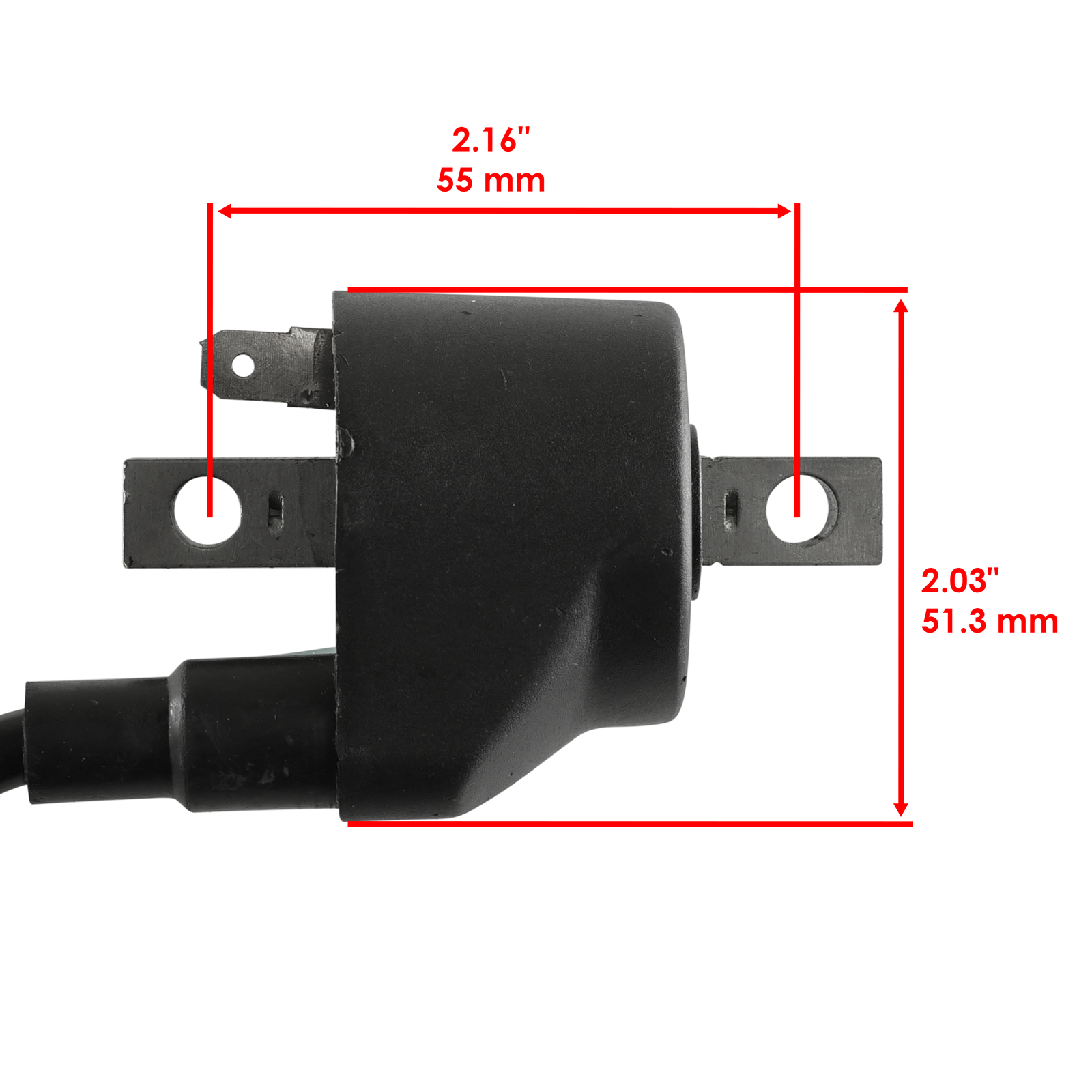 Ignition Coil w/ Spark Plug Cap for Honda CRF450R 2002-2008 / CRF450X 2005-2017