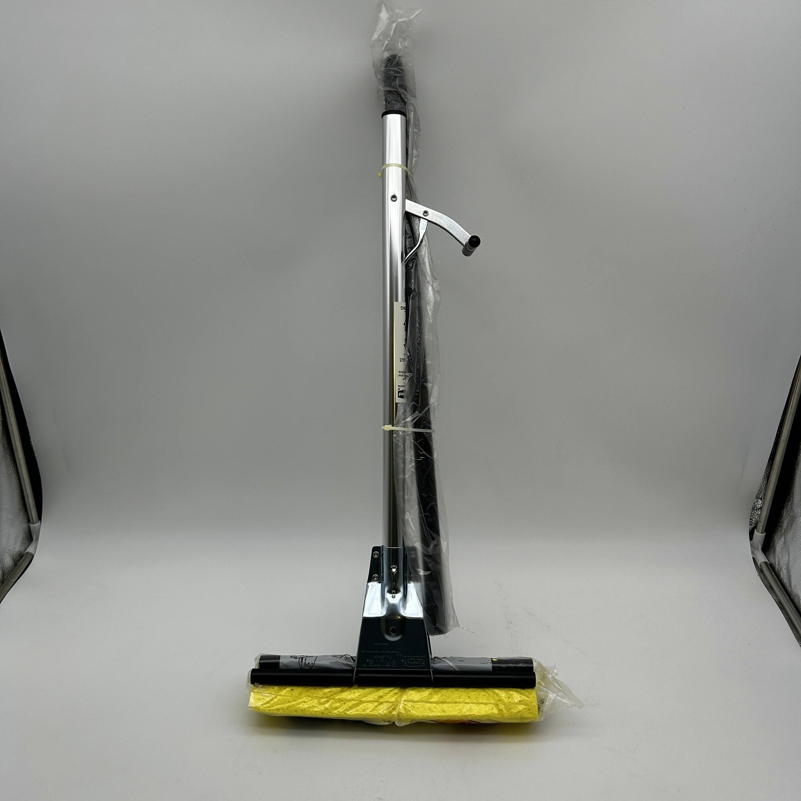 Rubbermaid FG643500BRNZ Steel Roller Sponge Mop w/ Cellulose Sponge Head 6435