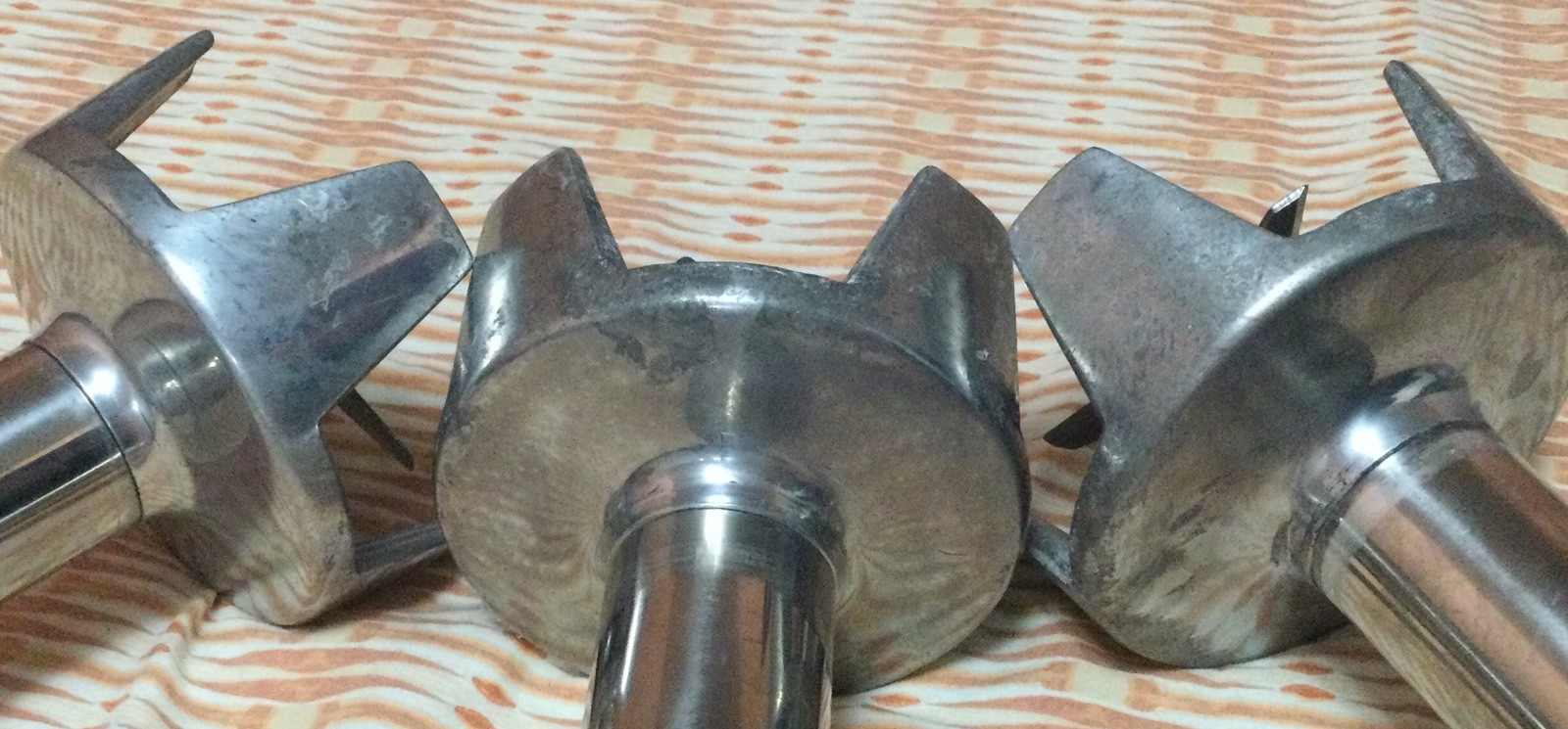 LOT OF 3 - Heavy Duty Steel Shaft Immersion Blenders (18” And 22”) Restaurant