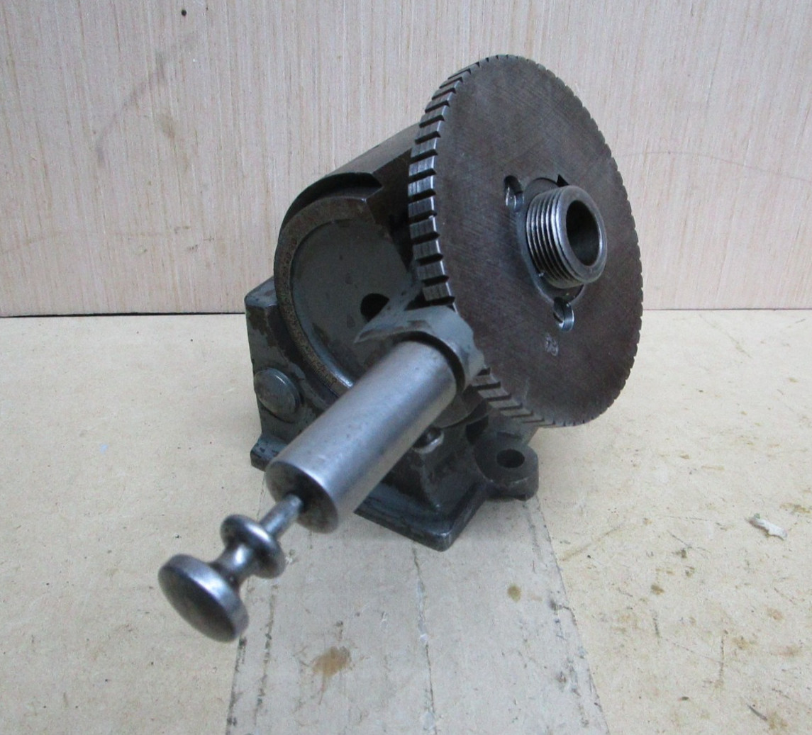 Vintage Dividing Head Lathe Machinist Tool Attachment  Unknown Brand Hardinge ?