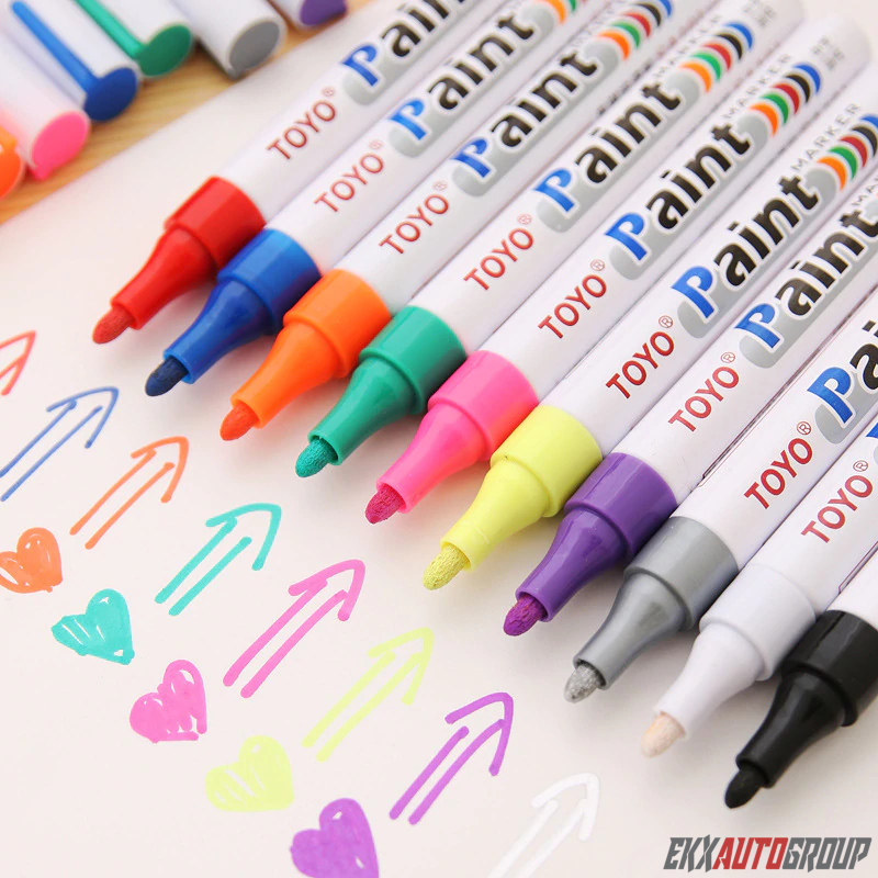 Tire Permanent Paint Marker Pen Car Tyre Rubber Universal Waterproof Oil Based