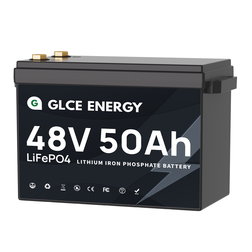 48V 50Ah LiFePO4 Lithium Battery Deep Cycle BMS Golf Cart Solar
