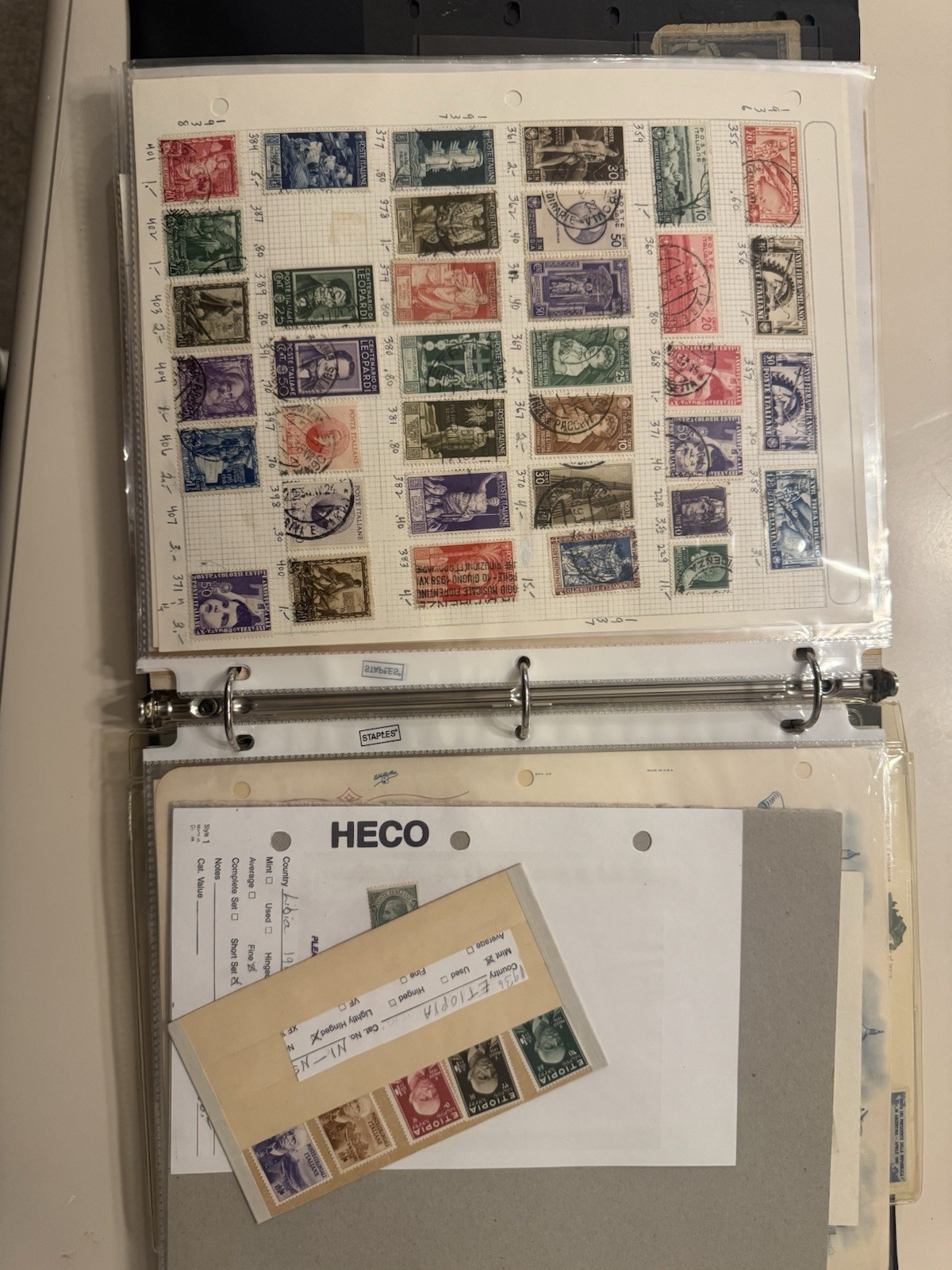 Italy Stamp Collection 2000+ Stamps Italy, Italian Themed, BV $10k+