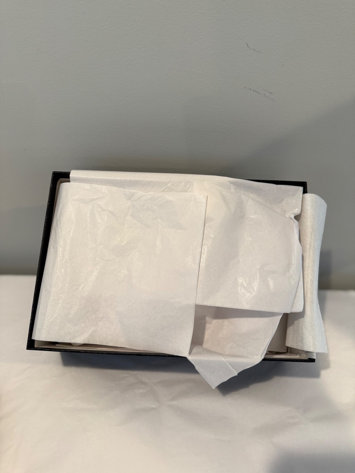 Authentic Chanel 12" x 8" x 4" Shoe Box With Tissue