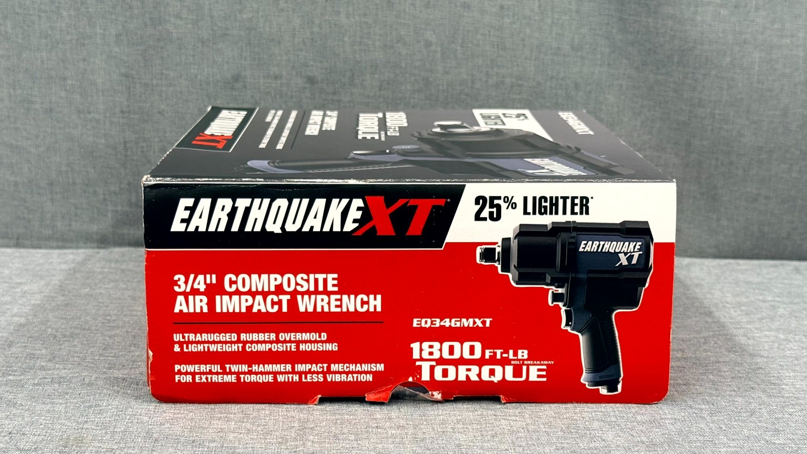 Earthquake XT EQ34GMXT 3/4" Composite Air Impact Wrench - NEW Free Shipping