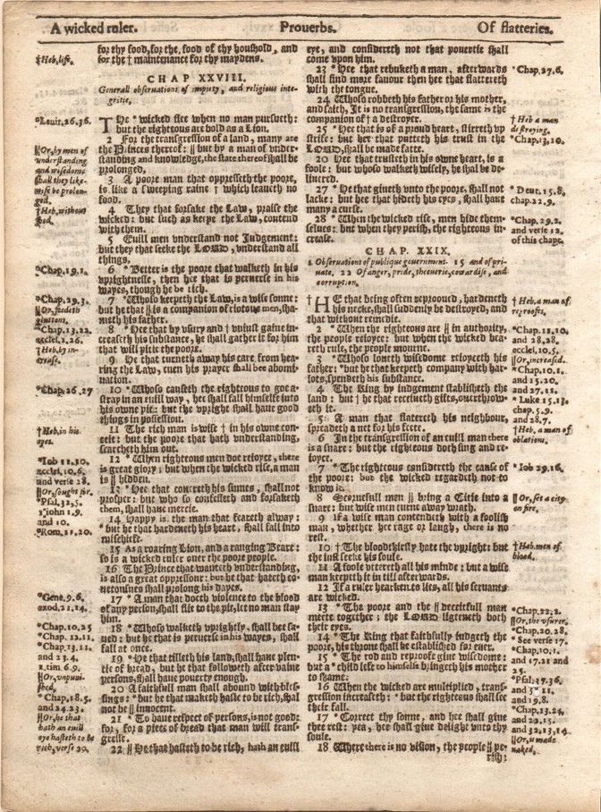 1611 King James Bible 1st Edition