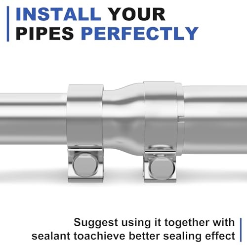 Stainless Steel Exhaust Adapter 2.0” to 2.5”, 2.0” ID to 2.5” ID 2" - 2.5"