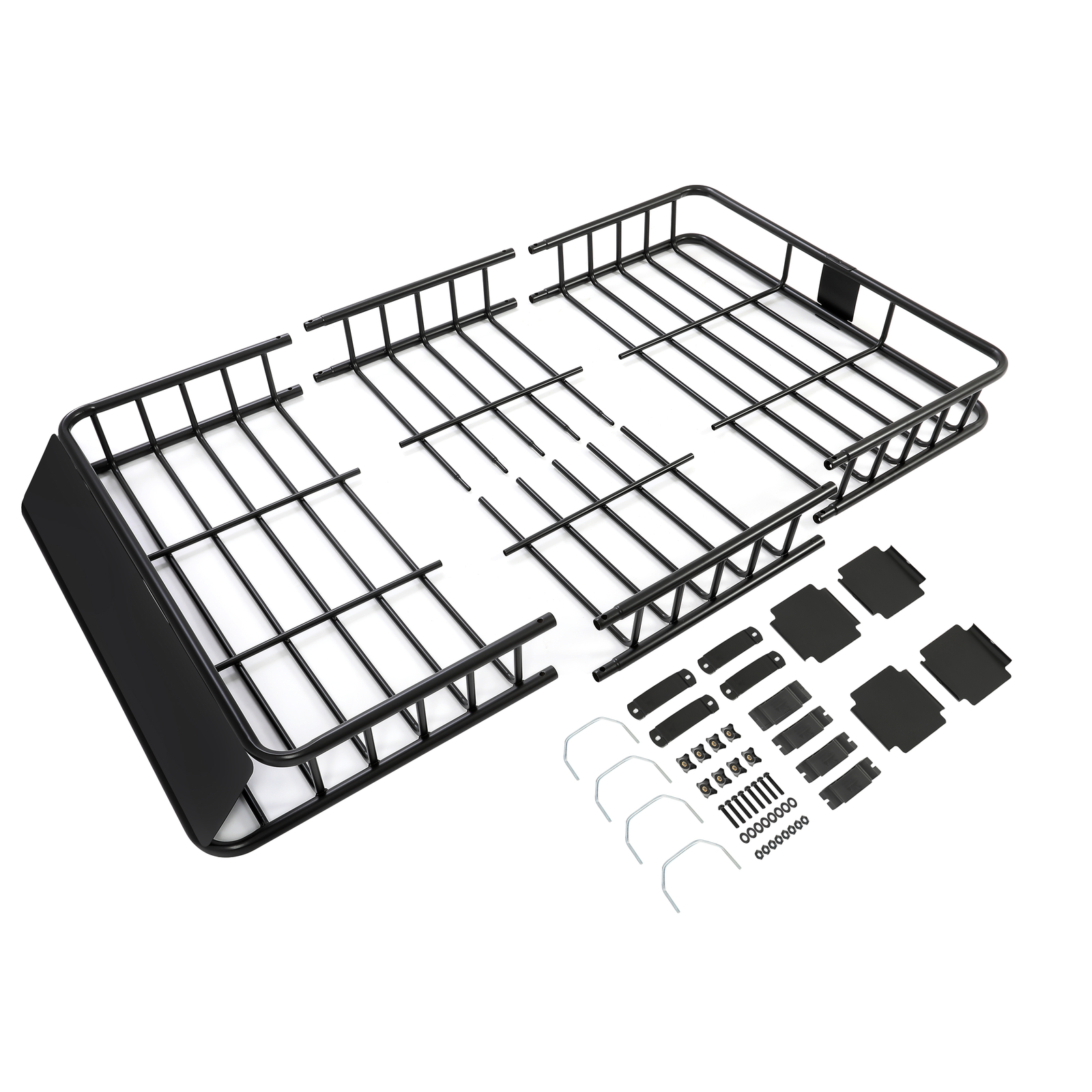 67" Roof Rack Cargo Top Luggage Holder Carrier Basket with Extension Travel NEW