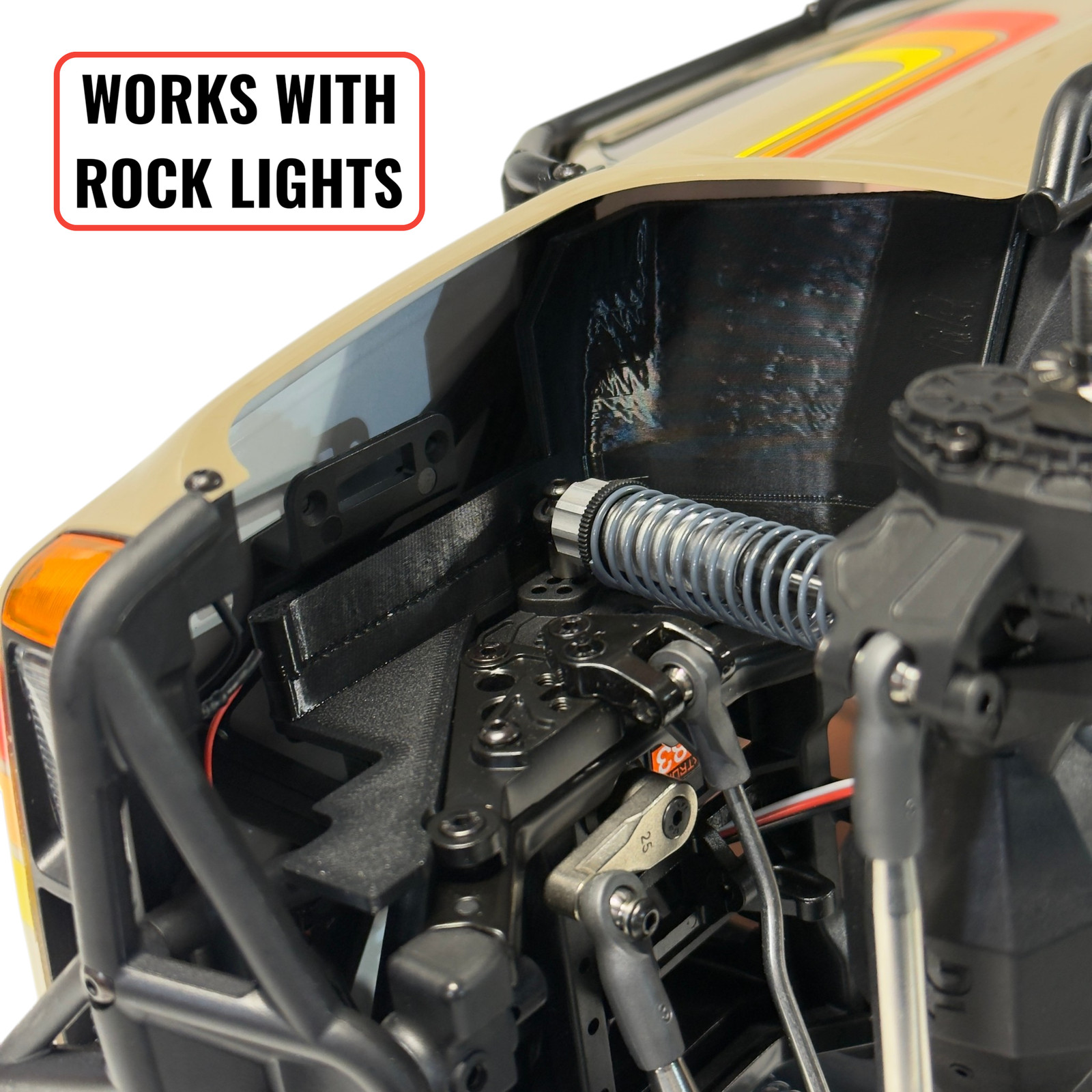 Front Inner Fender Kit for Axial SCX10 III 1987 Toyota SR5 1/10 Scale Crawler