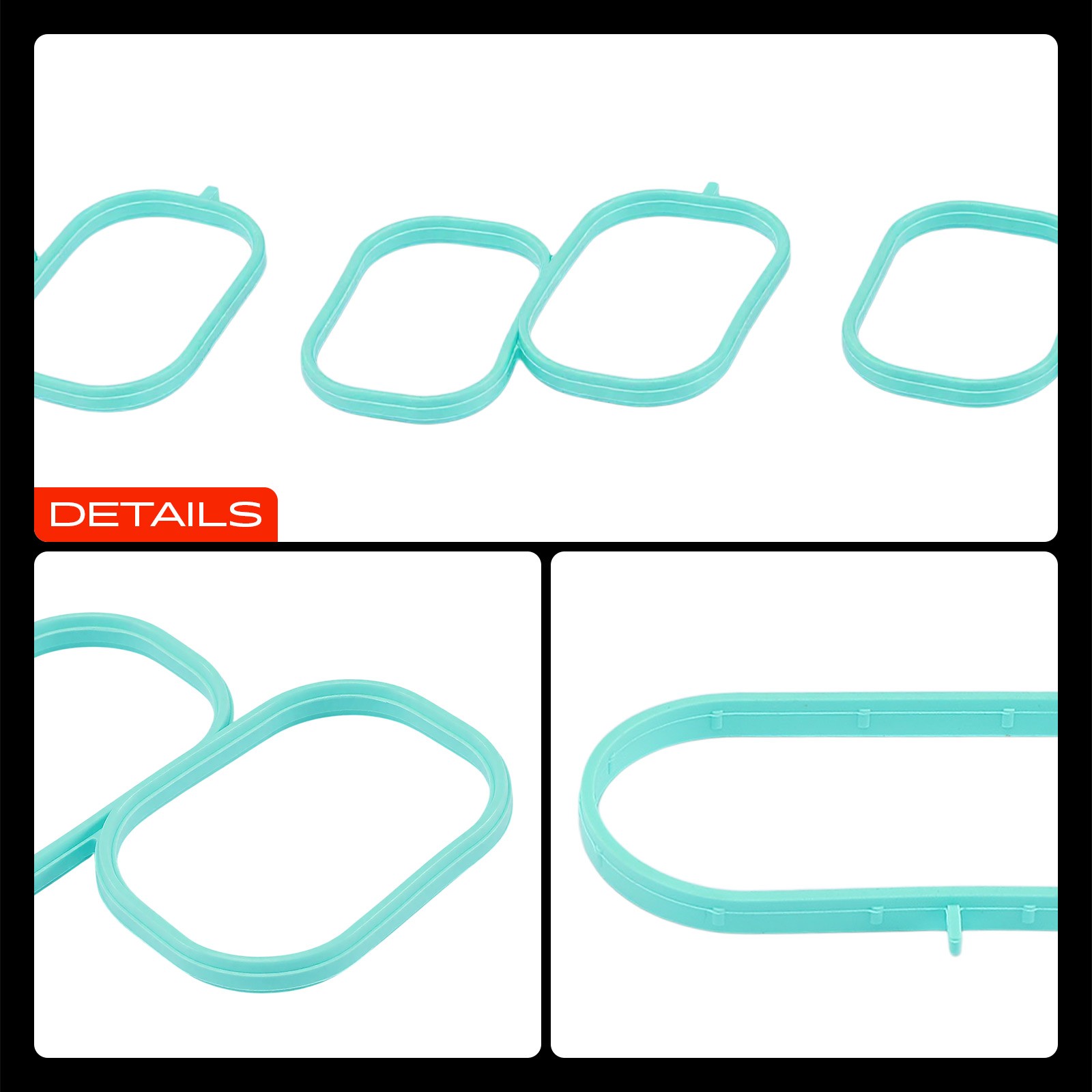 Upper Fuel Injection Plenum Gasket Set for Nissan Frontier 05-19 Pathfinder 4.0L