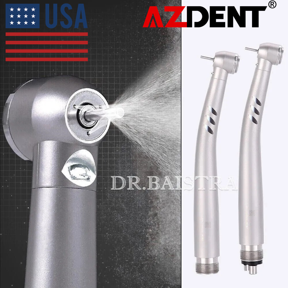 Dental Fiber Optic LED E-generator high speed handpiece Turbine 2 Holes/4 Holes