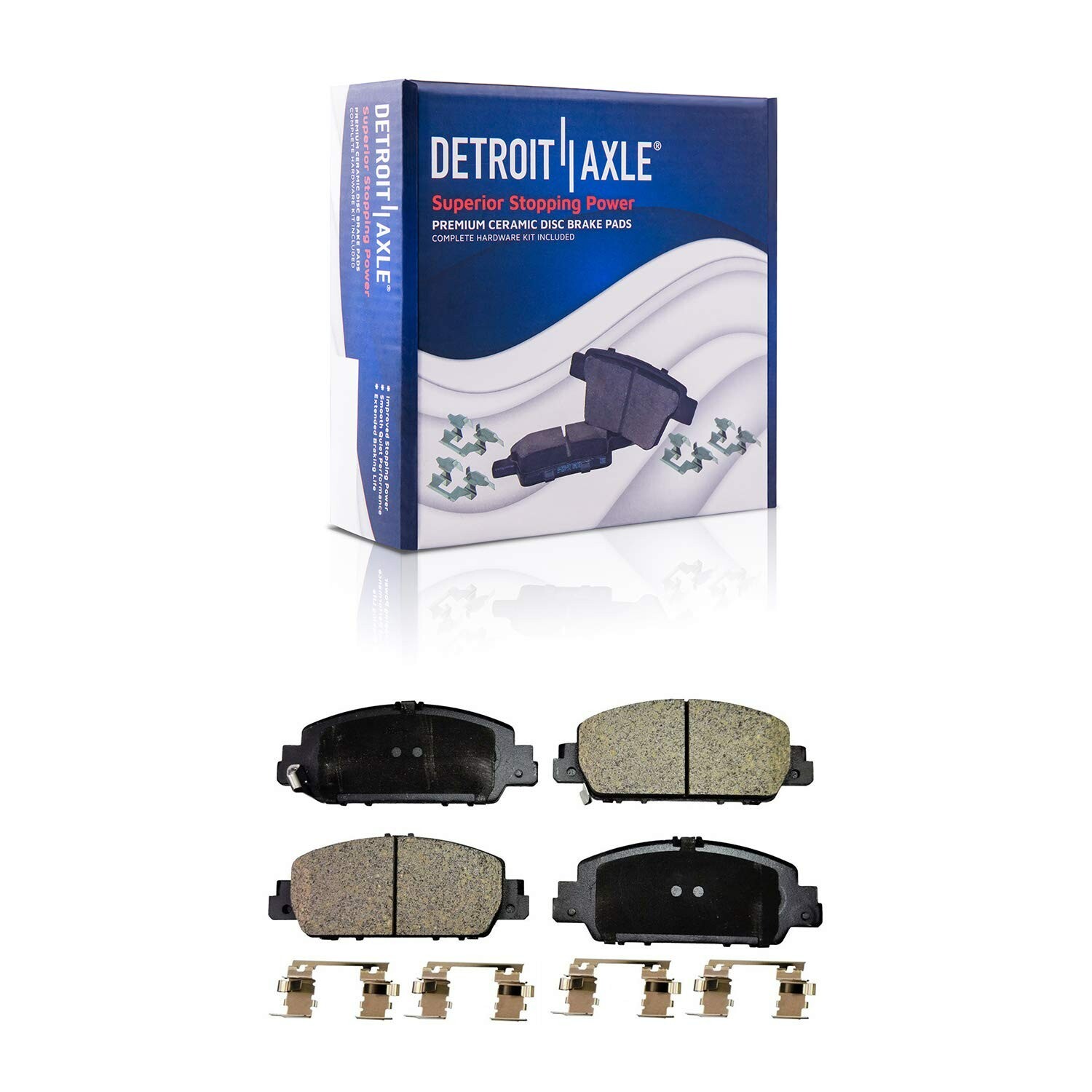 Front Rotors + Ceramic Brake Pads for 2013 2014 2015 2016 2017-2022 Honda Accord