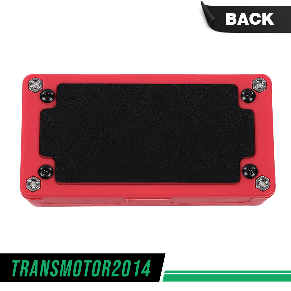 12V Terminal Ground Power Distribution Junction Block Kit Heavy Duty Bus Bar Red