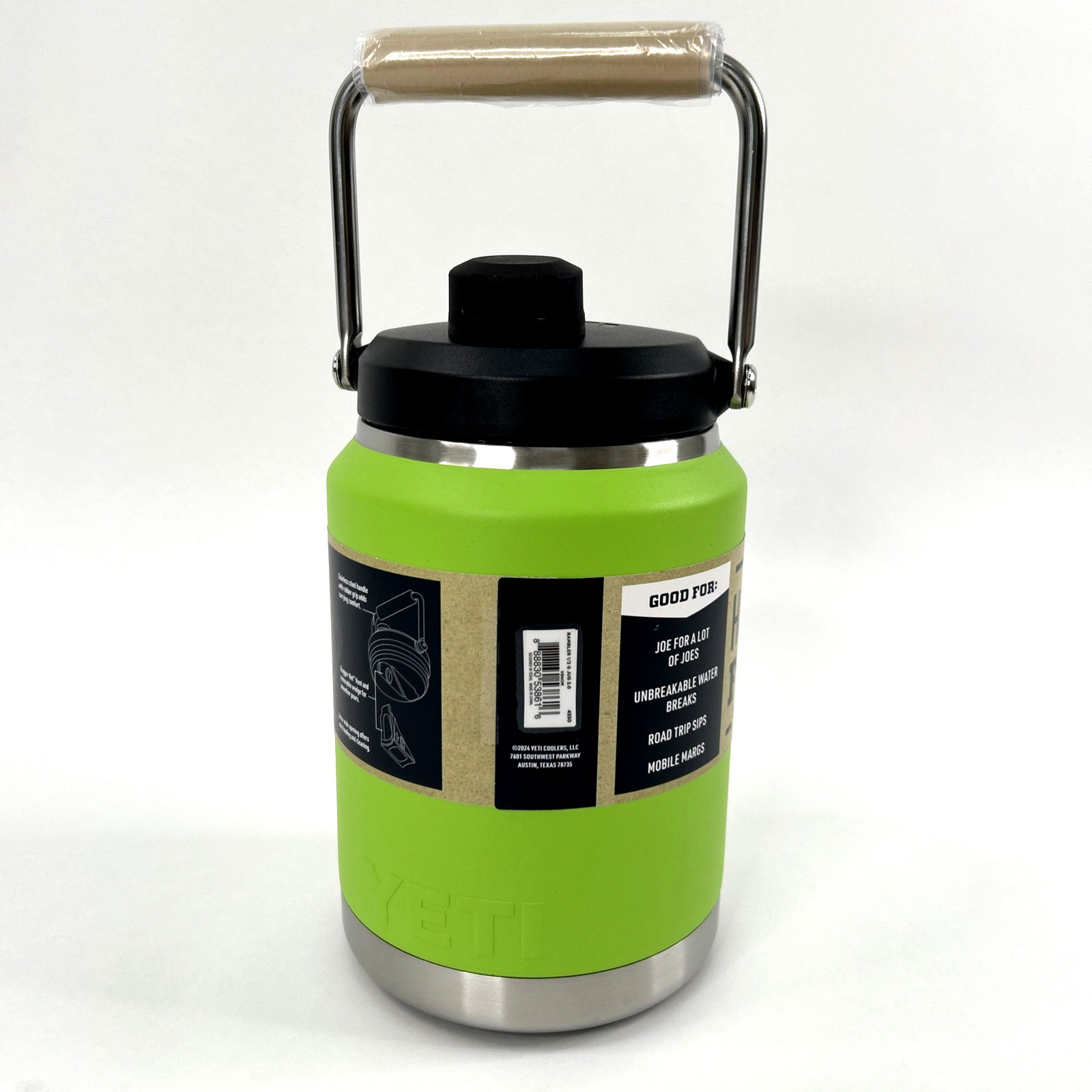 Yeti Rambler 1/2 Gallon Jug - Venom - NEW - FREE Shipping