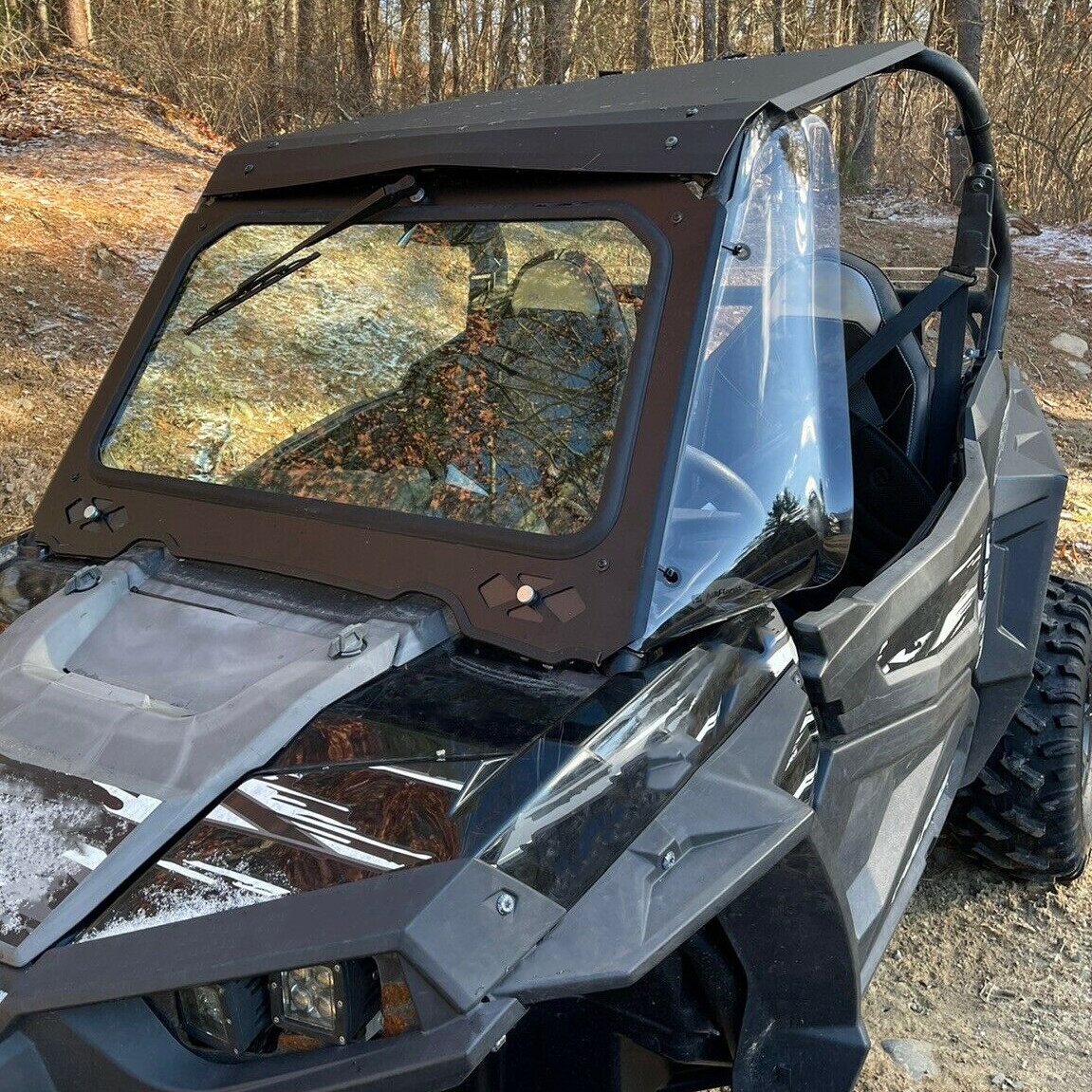 New Front Glass Full Windshield For Polaris RZR 900 / XP 1000/XP Turbo 14-18