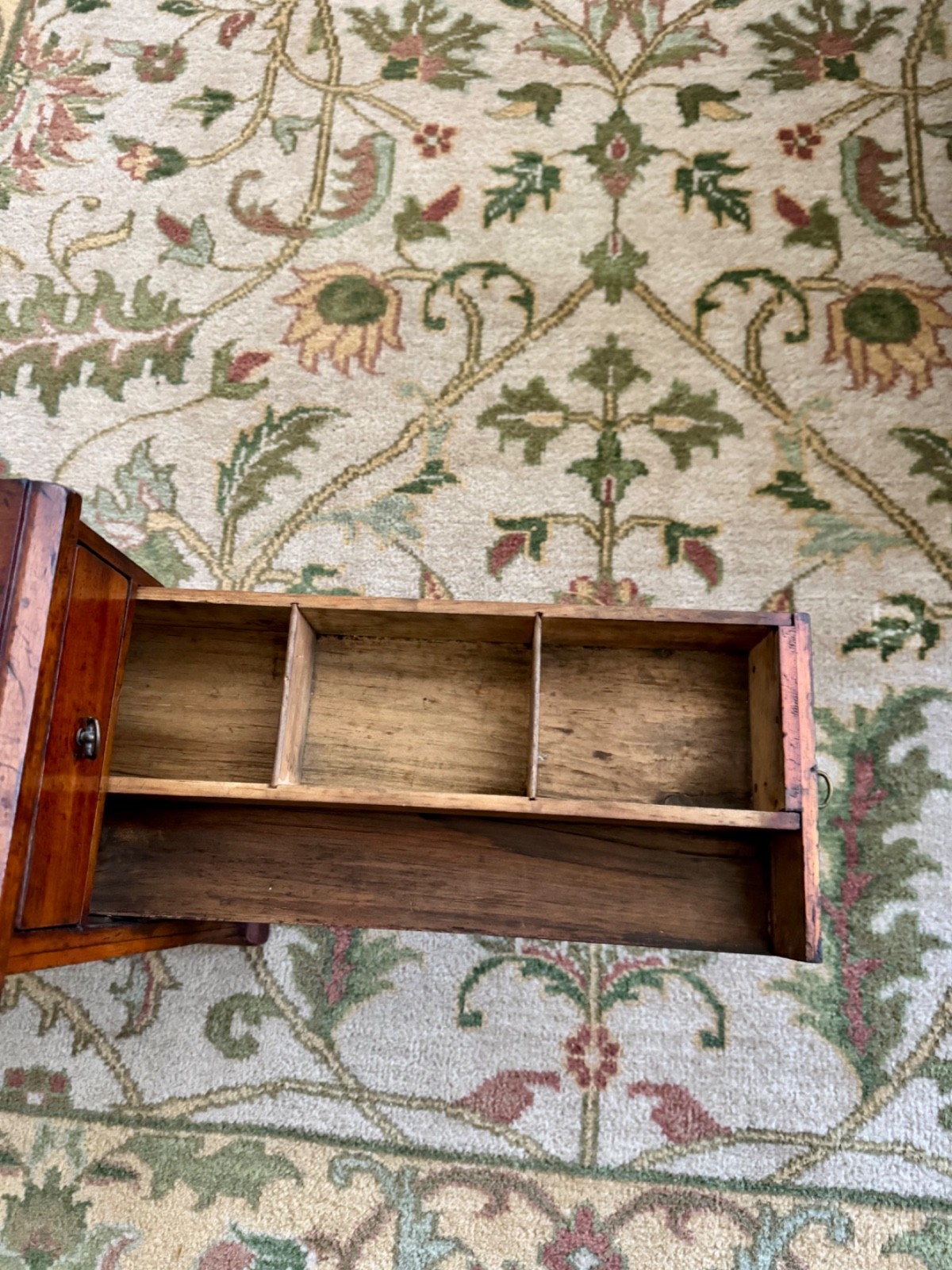 antique oak Milwards needle cabinet, all original, excellent condition,