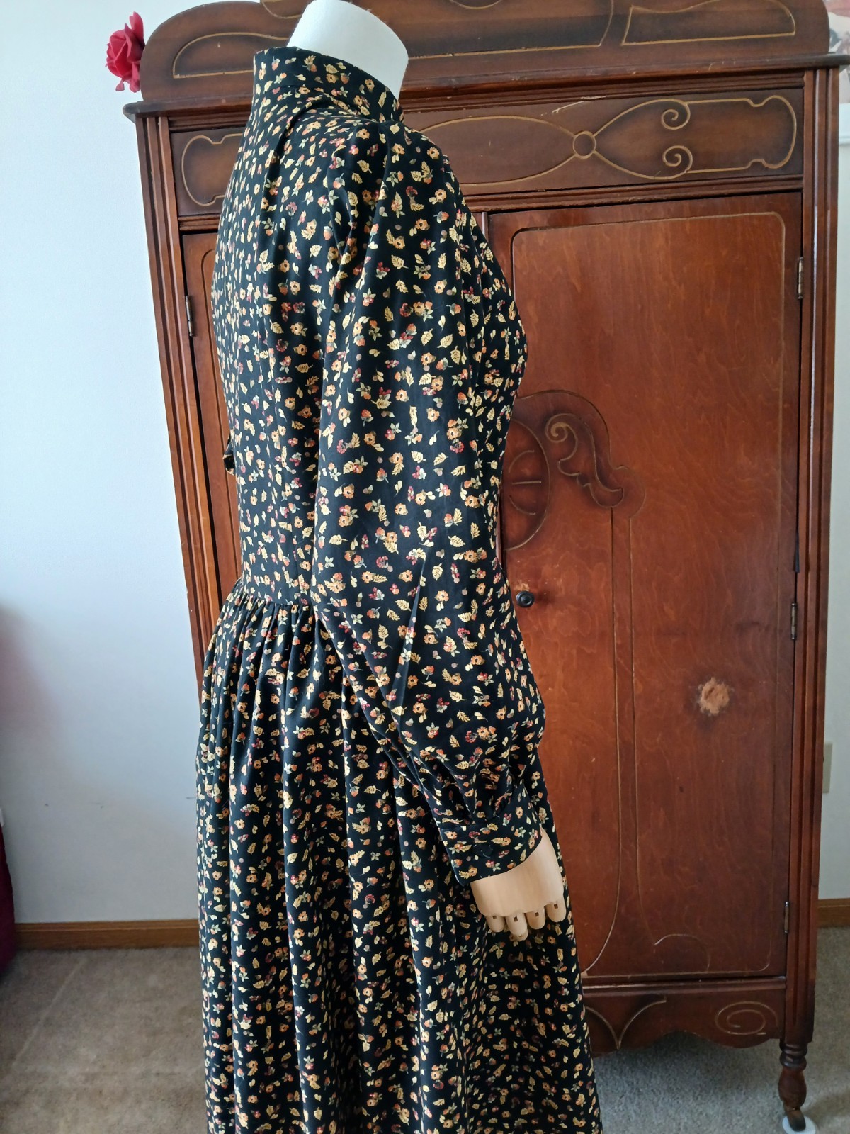 USA Handmade Old West Dress Historic Costume Pioneer Victorian XS - CLEARANCE