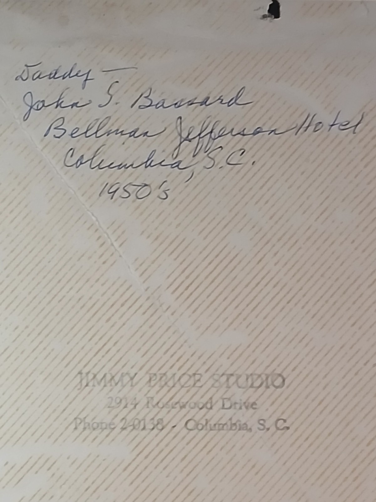 Antique African American * COLORED MALE DOORMANS* COLUMBIA SOUTH CAROLINA